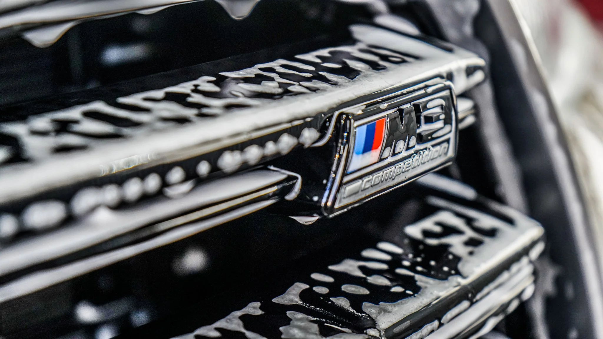 BMW F80 M3 snow foam decontamination