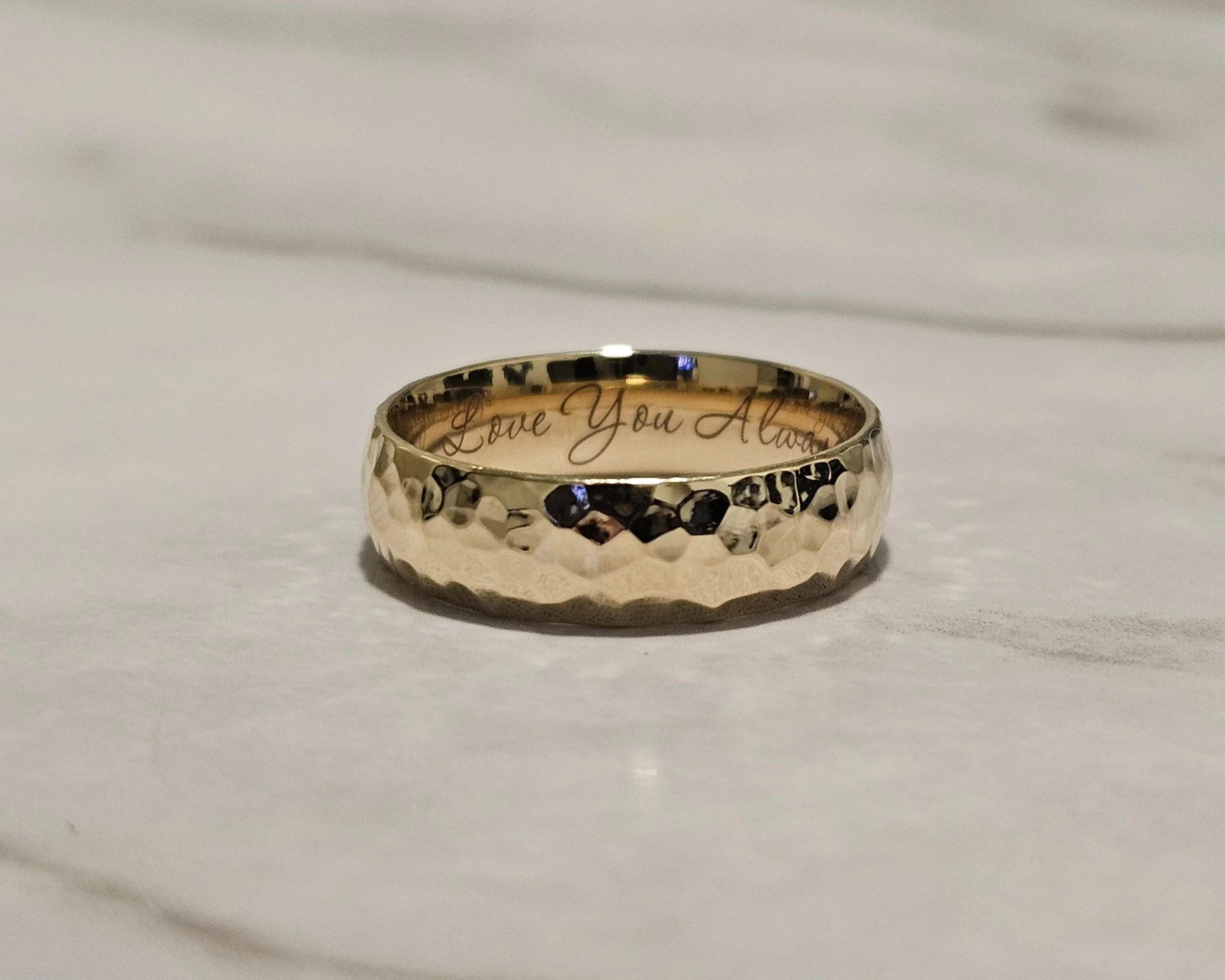 Custom men's wedding band by A. D'Mae Diamonds Los Angeles