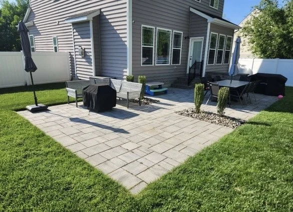 Patio restoration result different angle Annapolis MD