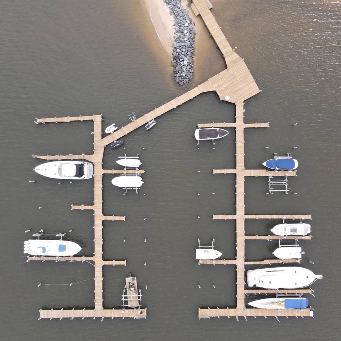 Dock cleaning staining after Maryland restored wood