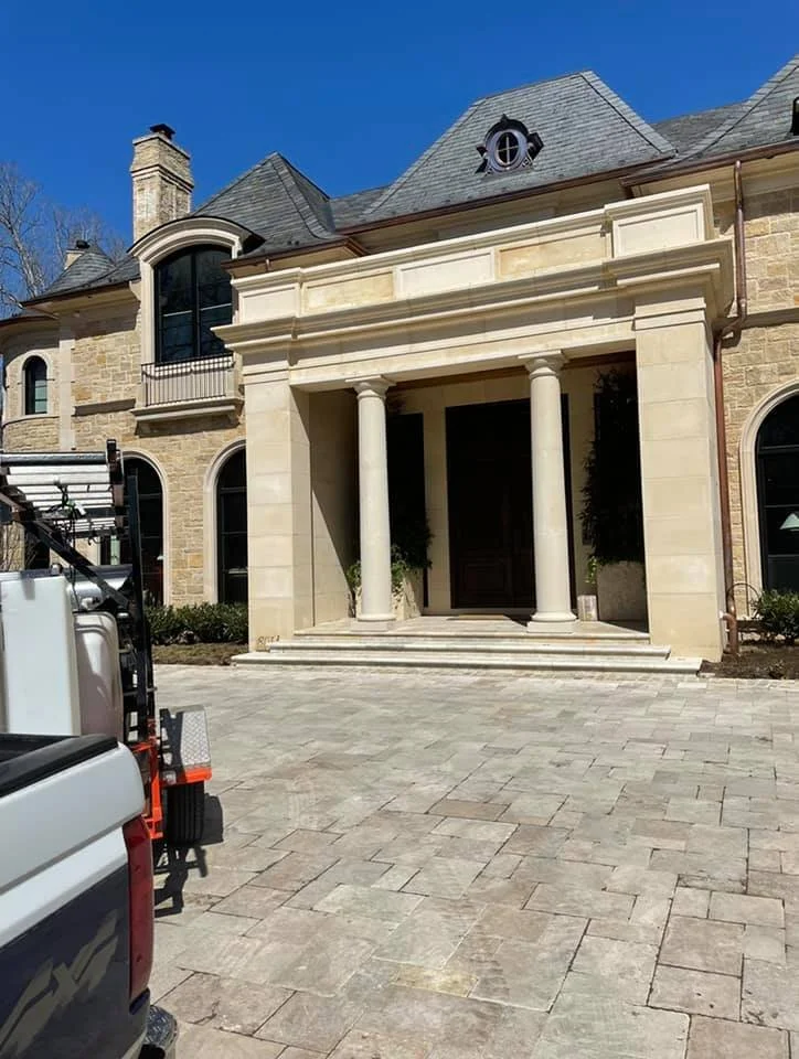 Driveway pressure washing Maryland concrete cleaning Anne Arundel County