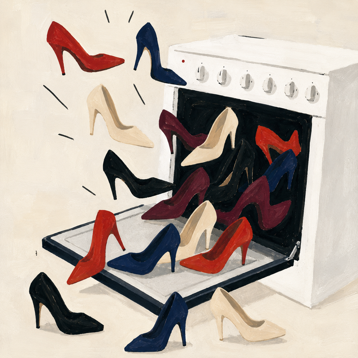 Oven Shoe Closet