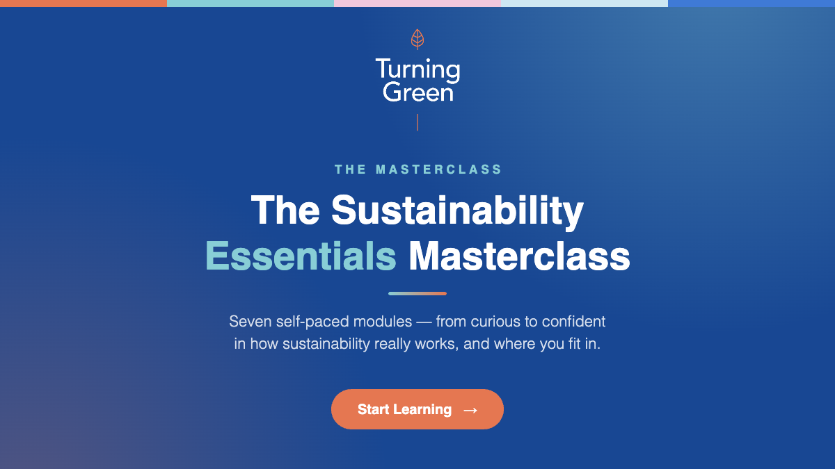 The Sustainability Essentials Masterclass thumbnail