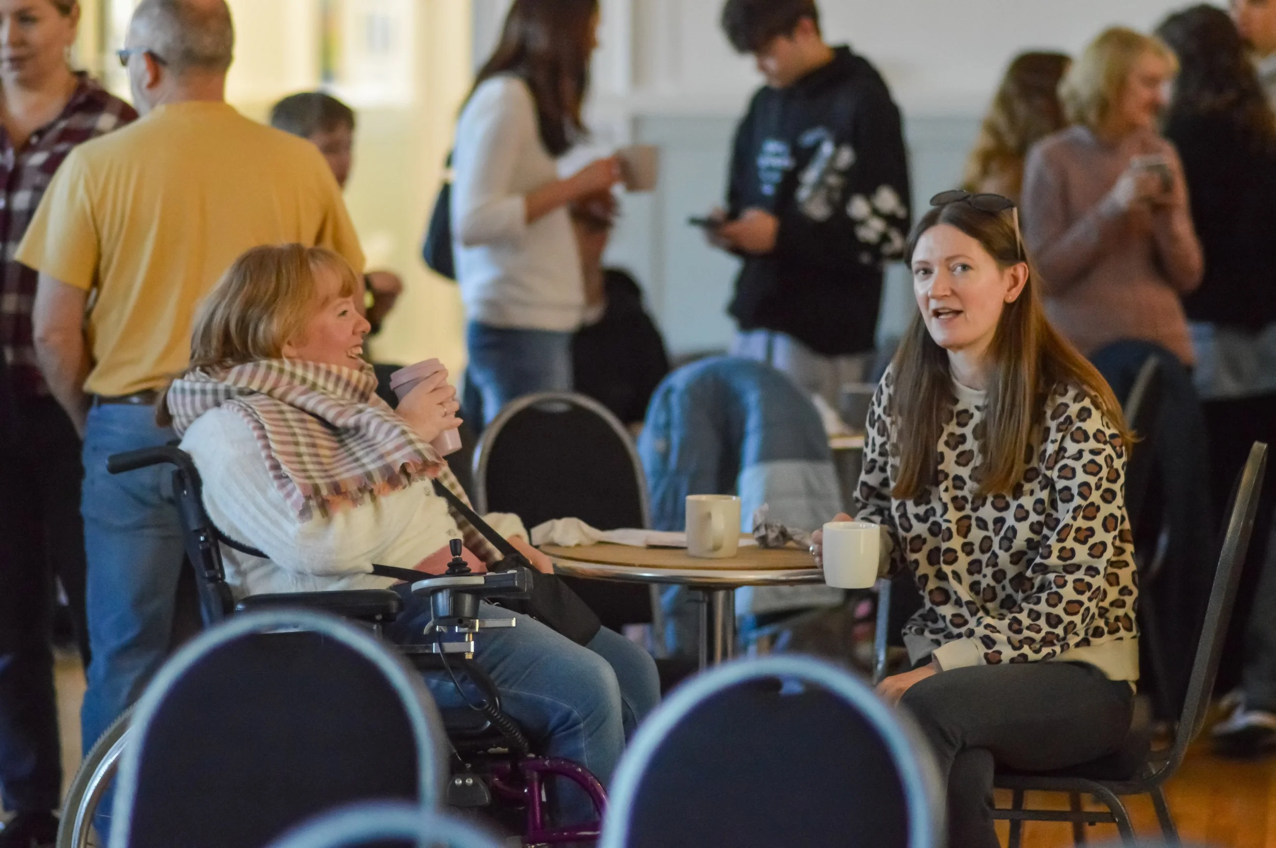 People connecting in community at Life Vineyard Church