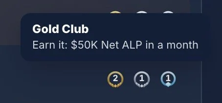Gold Club badge