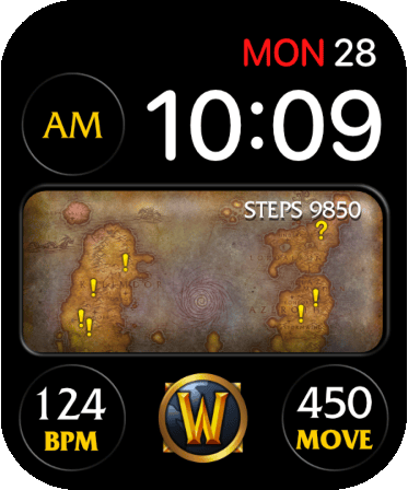 WoW Apple Watch face