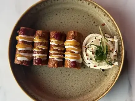 Lamb seekh kebab from the tandoor at Masti Indian restaurant Fitzroy