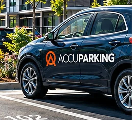 AccuParking branded enforcement vehicle