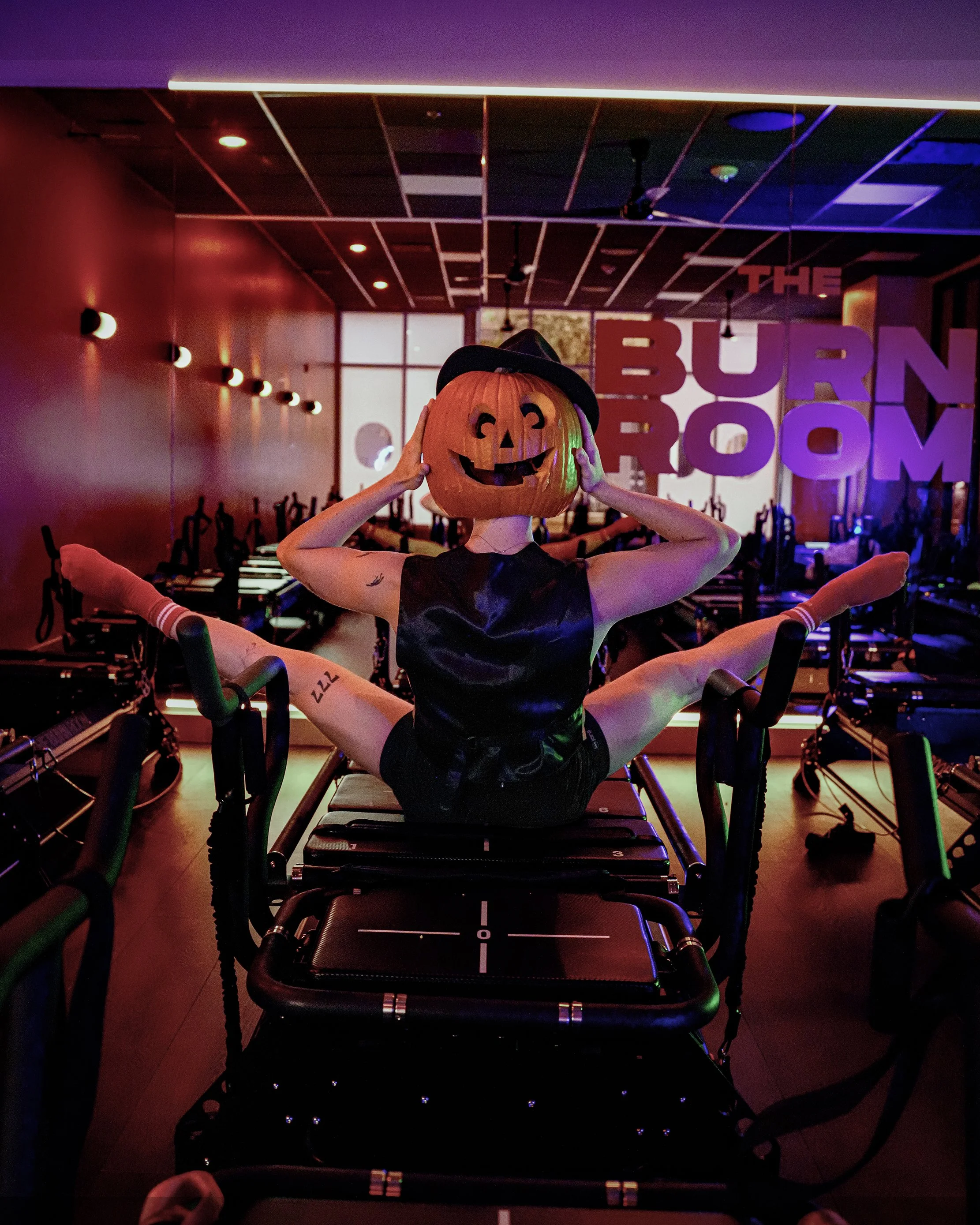 Pumpkin Head seasonal campaign photograph for The Burn Room by Navaji David Nava
