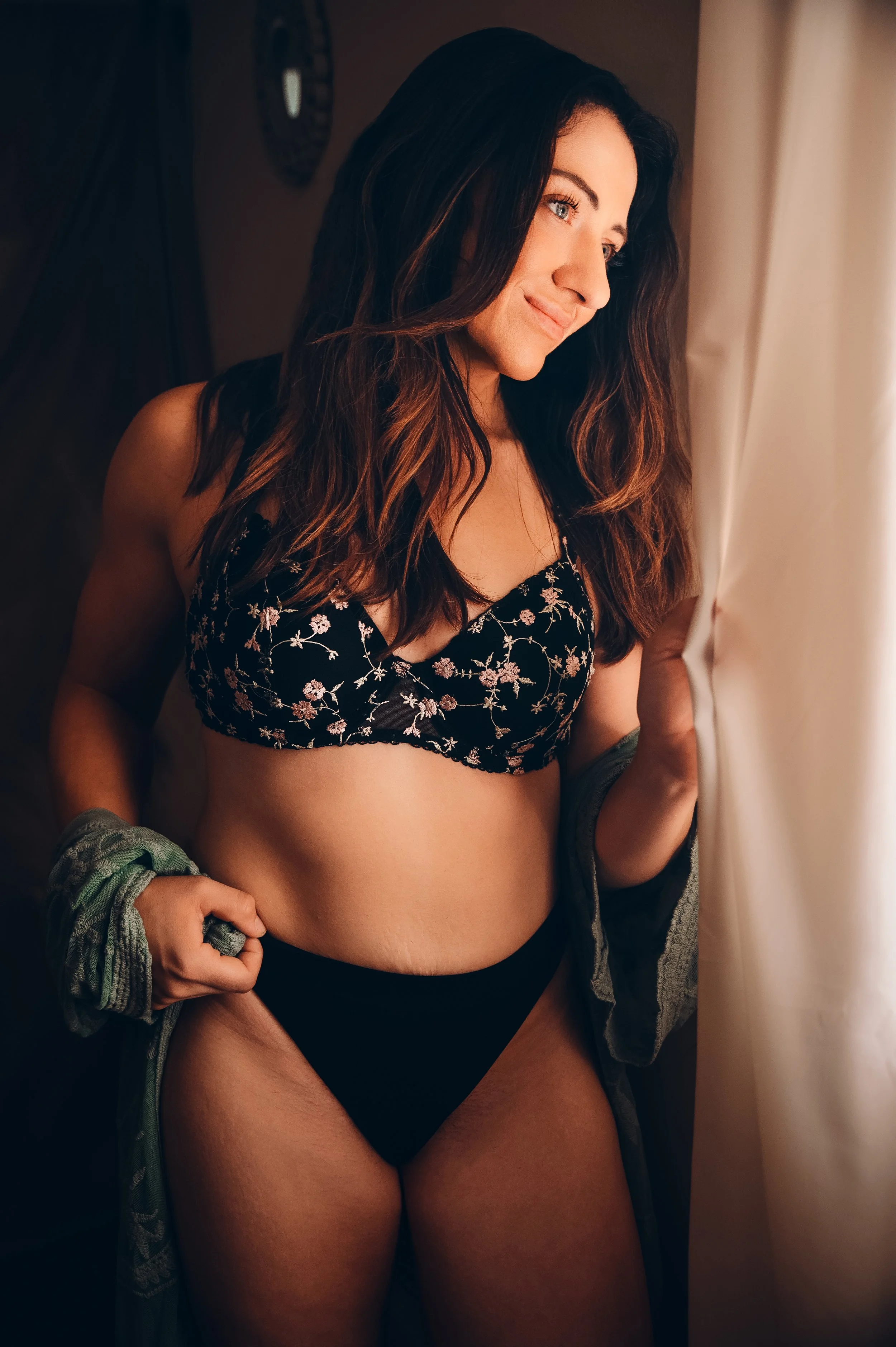 Elegant boudoir portrait photographed by Michael Rocco Photography