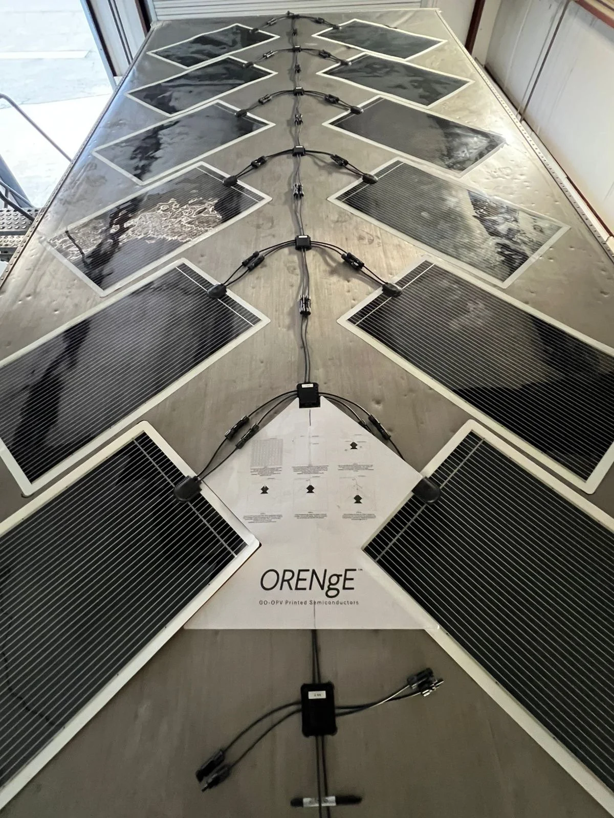 Truck with ORENgE printed semiconductor film