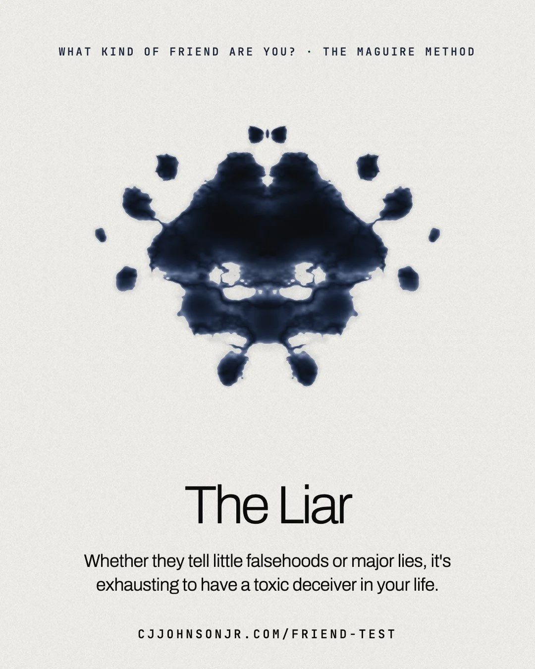 Friend Test card: The Liar