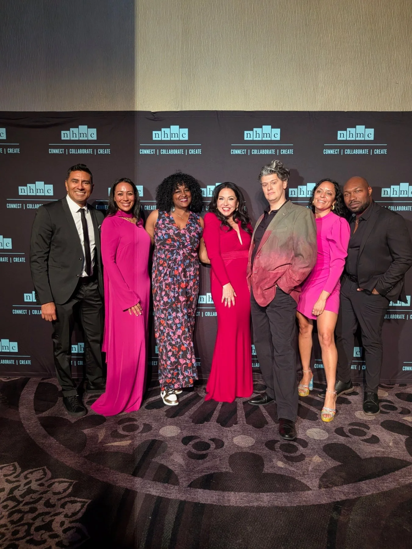 CJ Johnson at the NHMC Awards