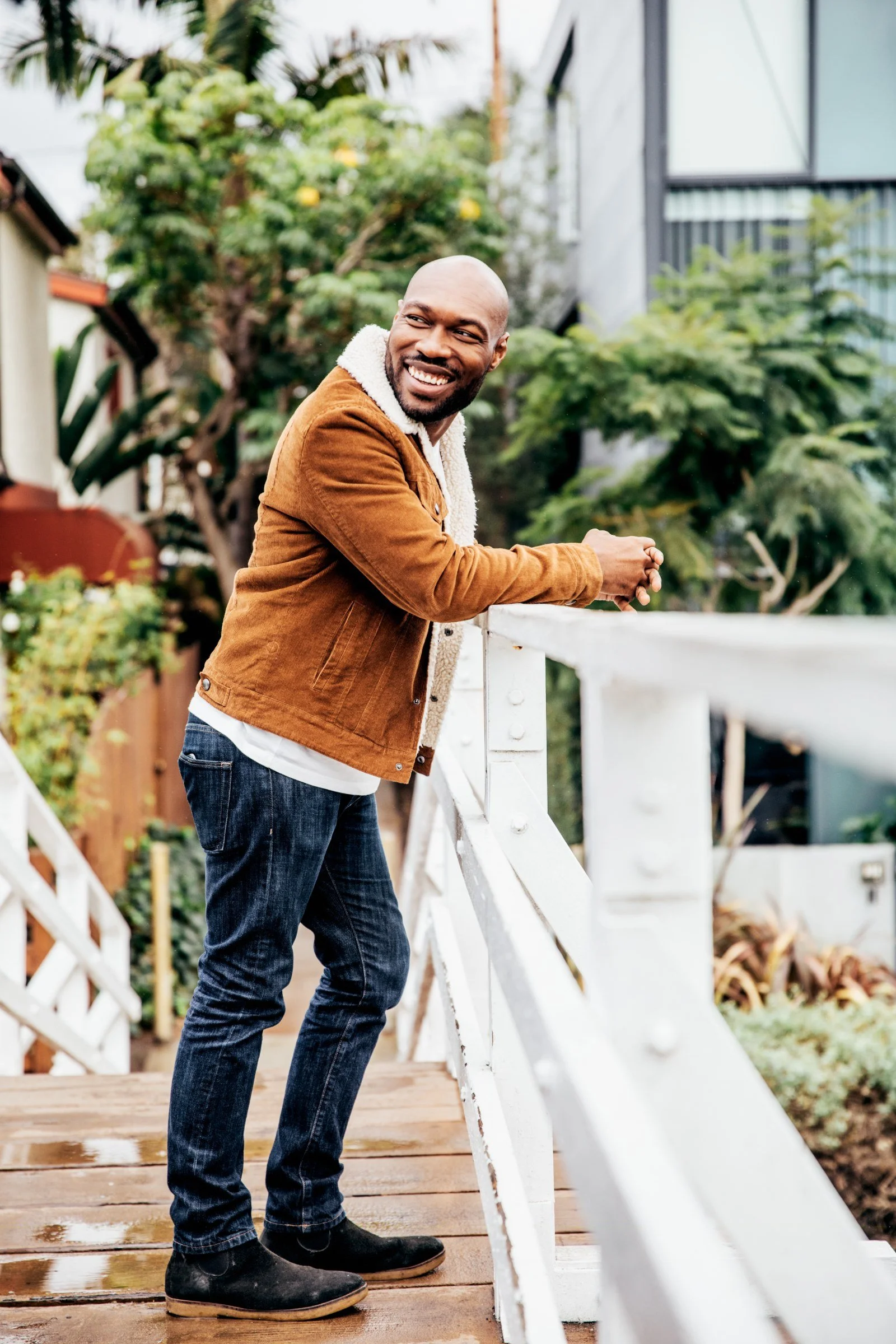 CJ Johnson on location