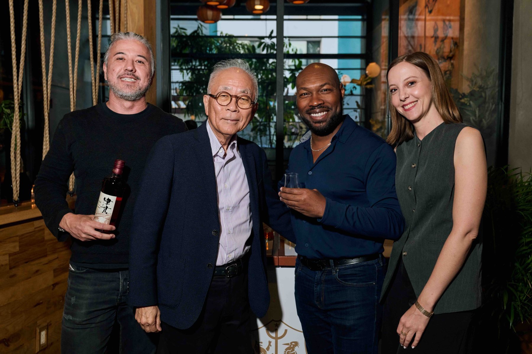 CJ Johnson at a whisky tasting event in Los Angeles