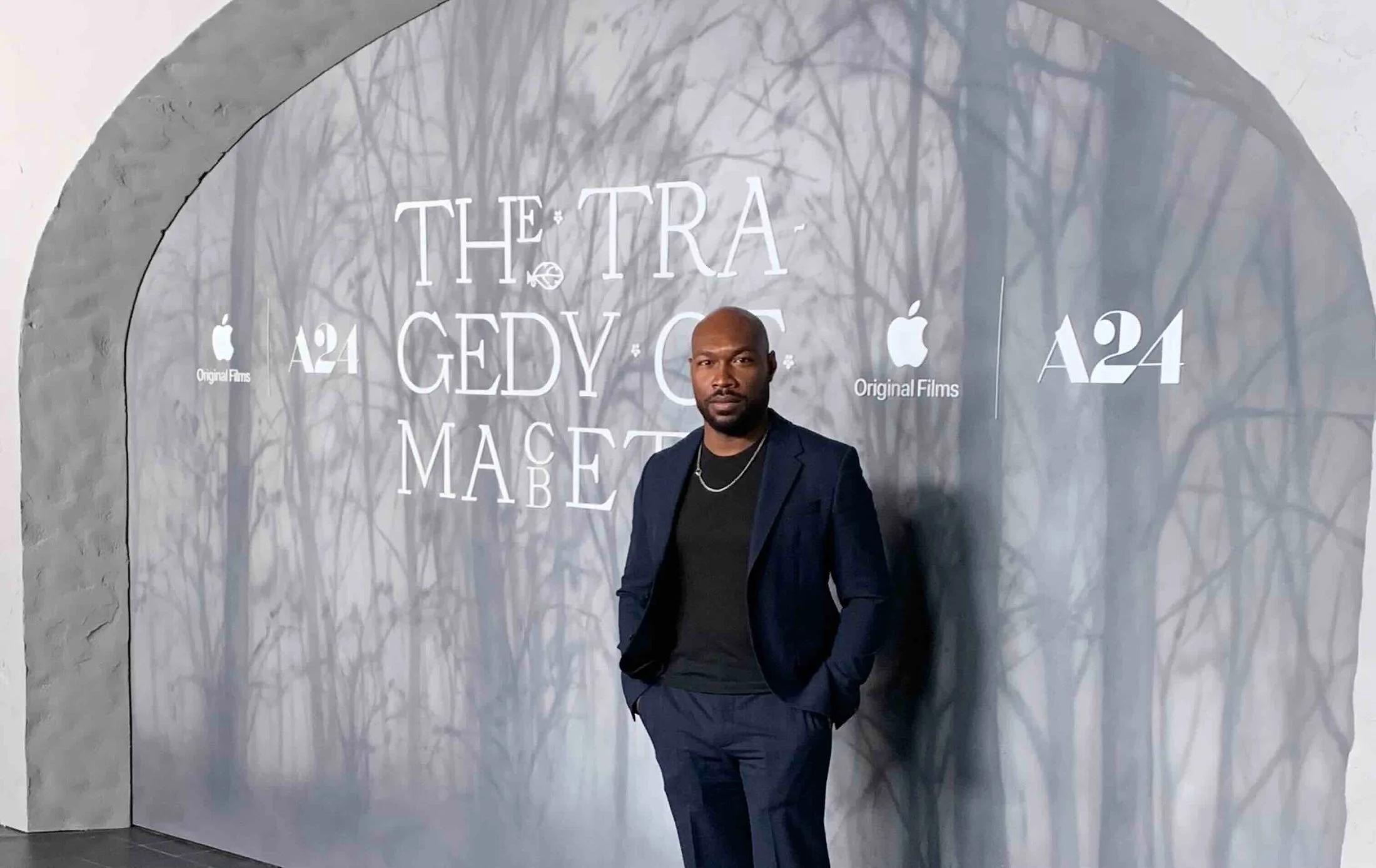 CJ Johnson at the Apple TV+ and A24 premiere of The Tragedy of Macbeth