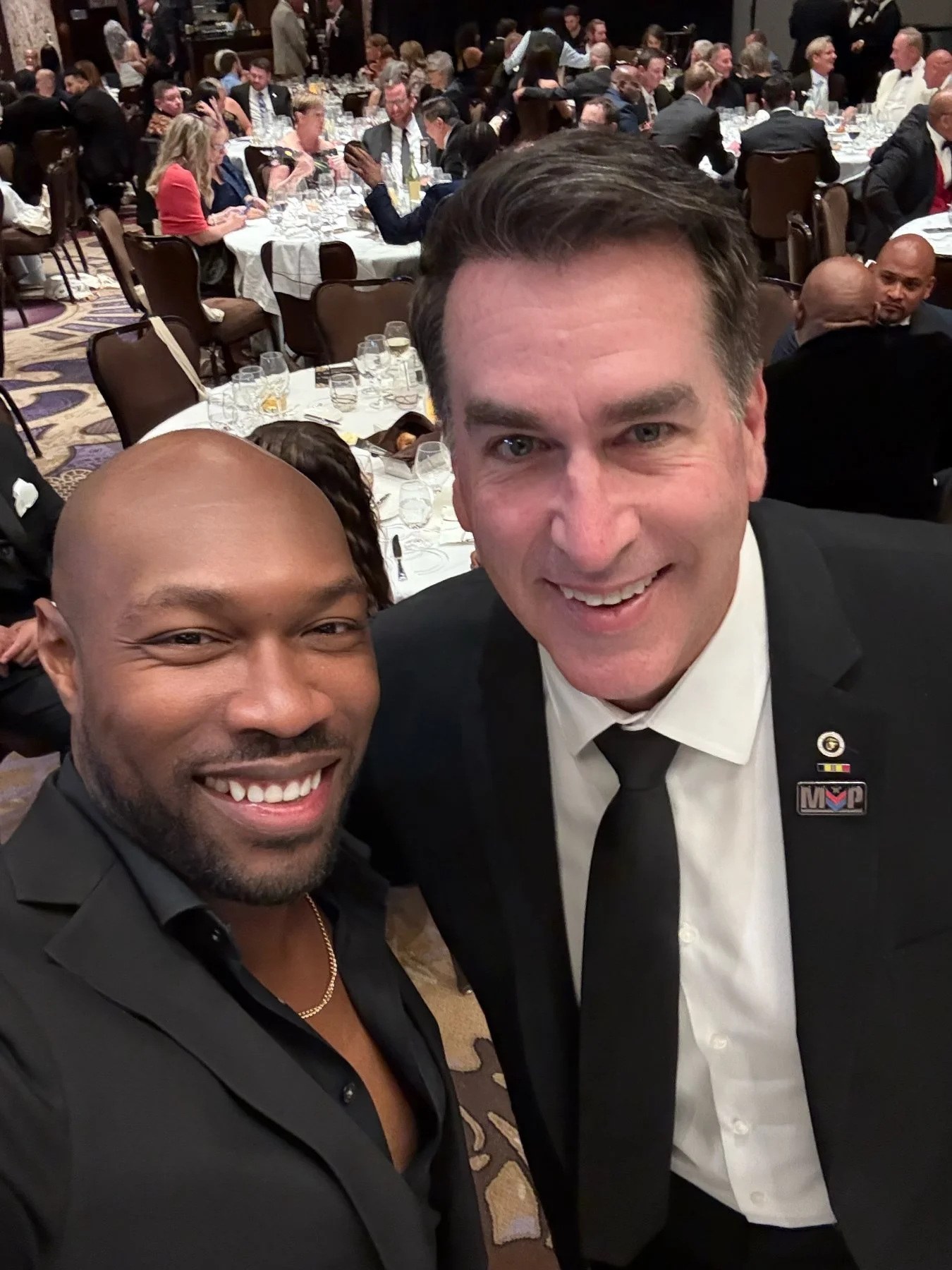 CJ Johnson at the MVP Gala