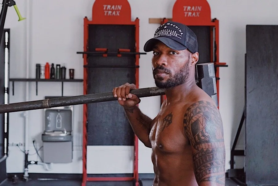 CJ Johnson training in the gym, Function Health