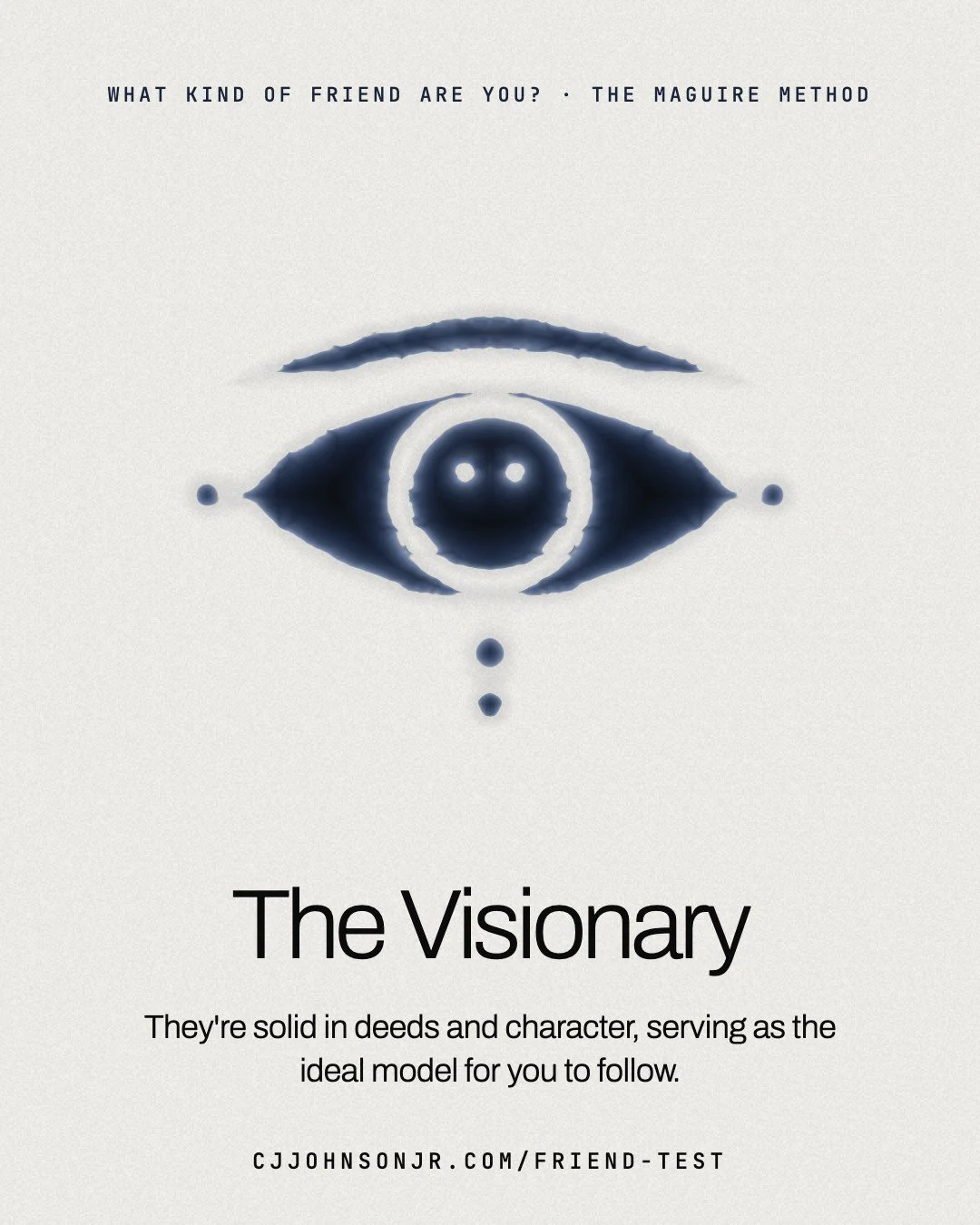 Friend Test card: The Visionary