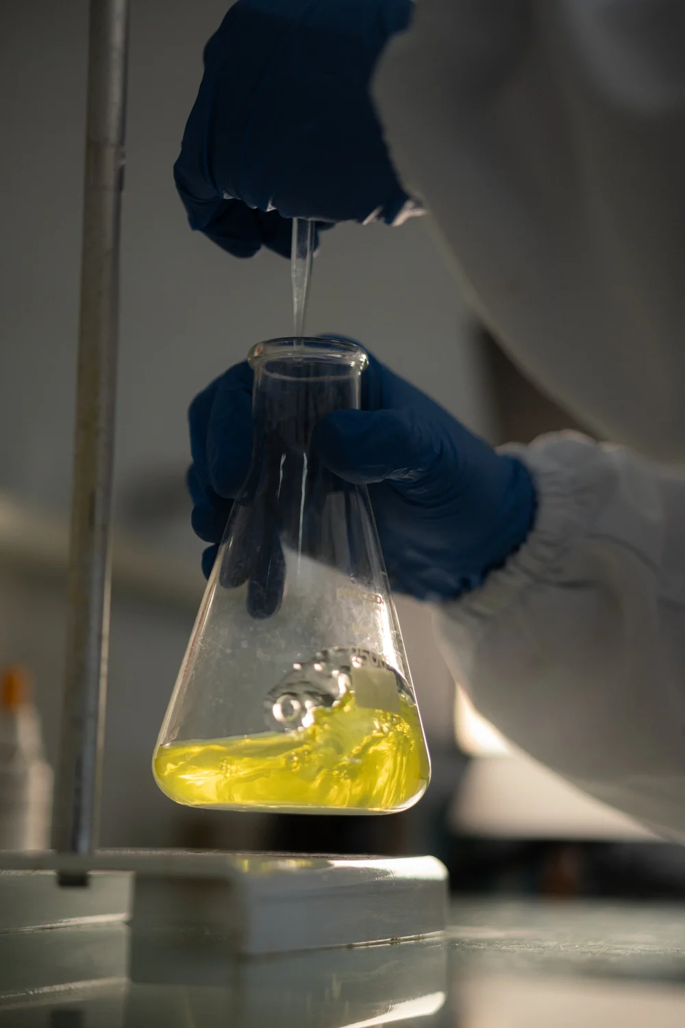 Análise em laboratório