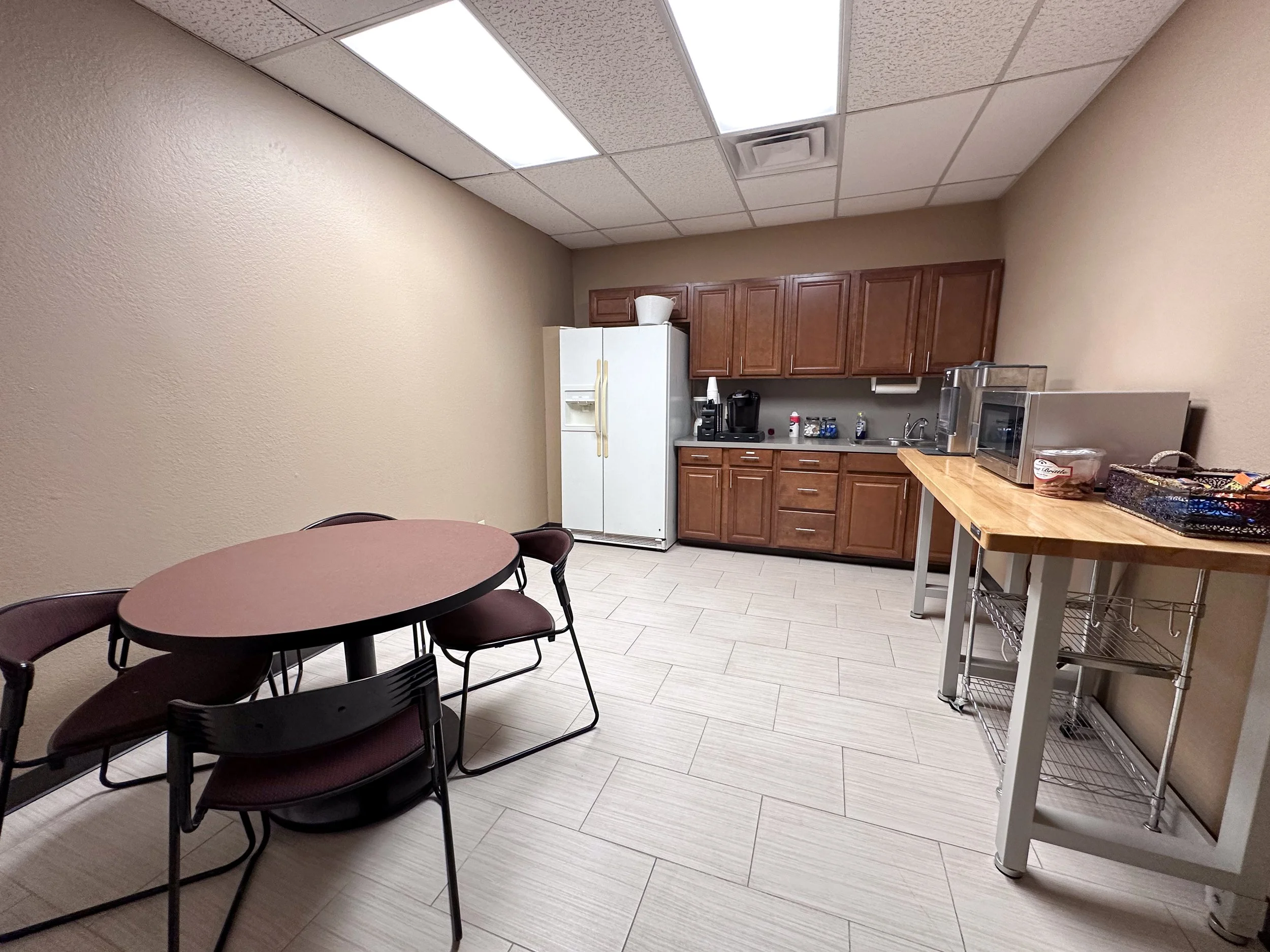 Downtown members breakroom