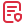 Icon of a piece of paper with a badge over it