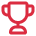 Icon of a red trophy