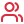 Icon of 2 red outlines of people
