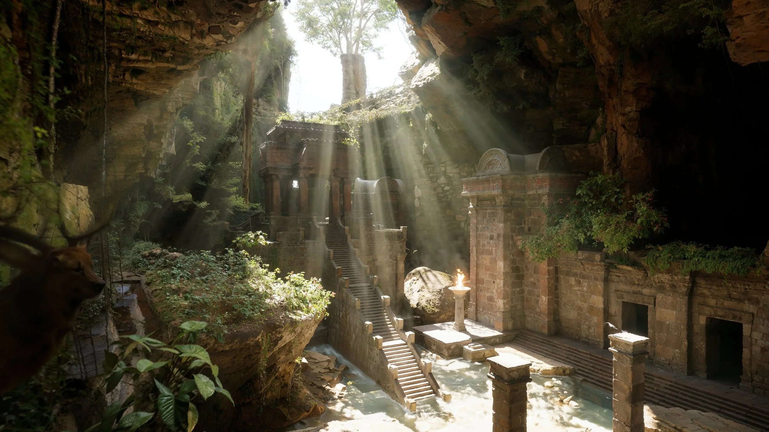 Unreal Engine environment design example from learning day