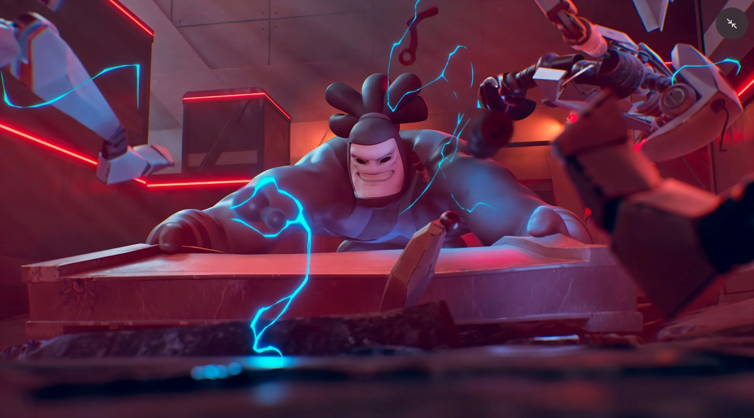 Unreal Engine animation scene