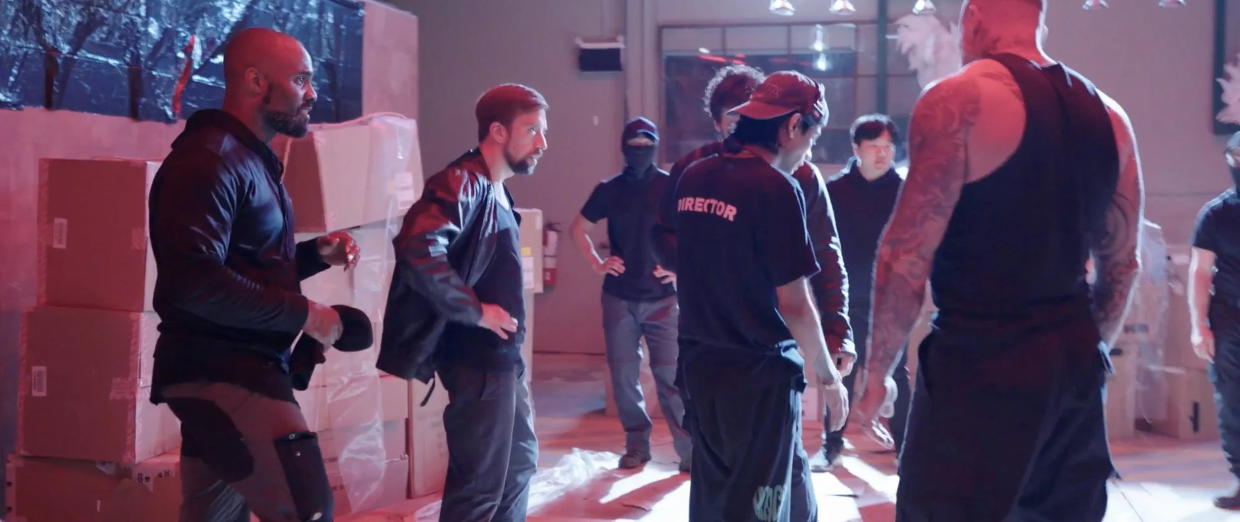 Camera team working on the Names Jordan production