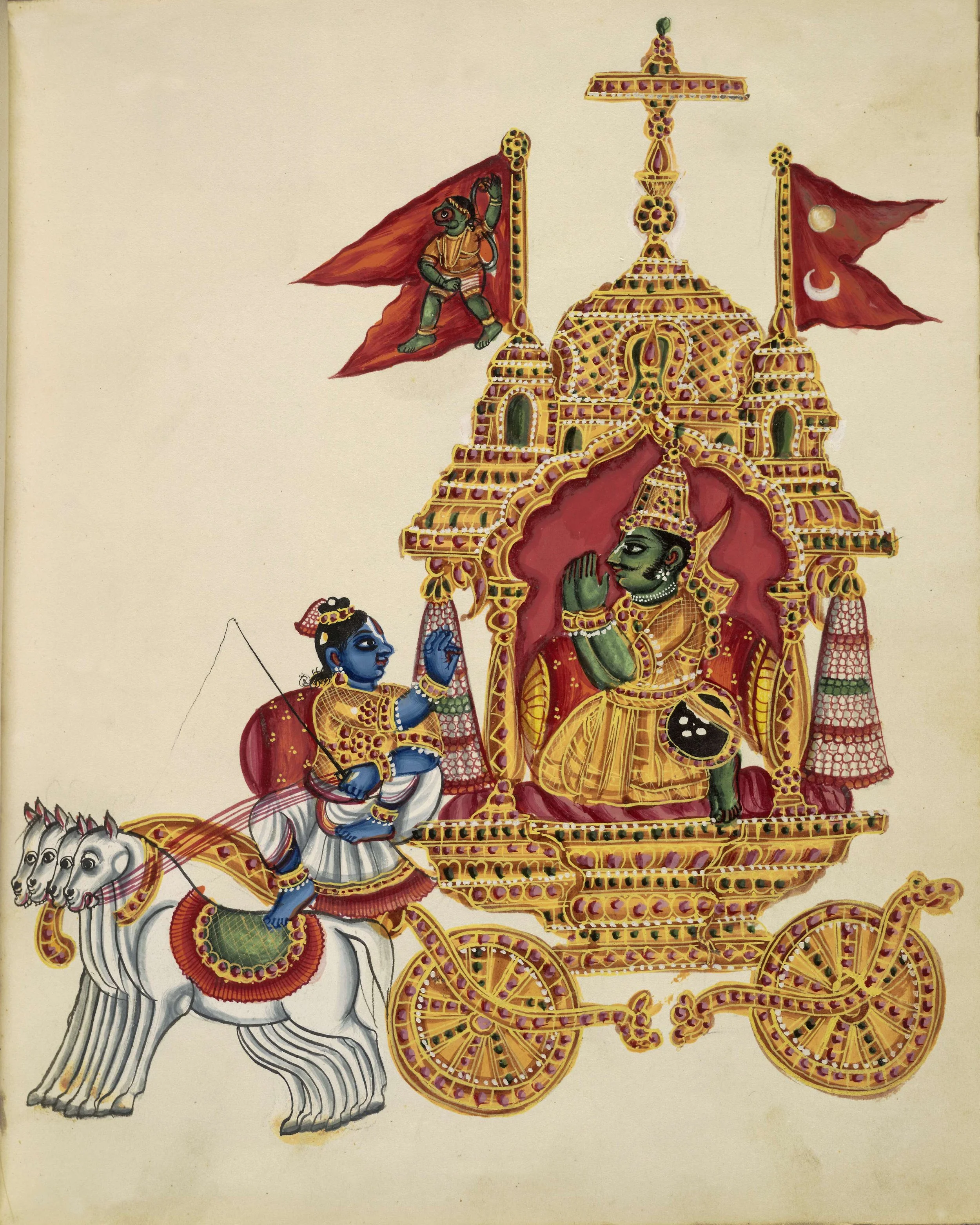 Lord Krishna and Arjuna — Bhagavad Gita