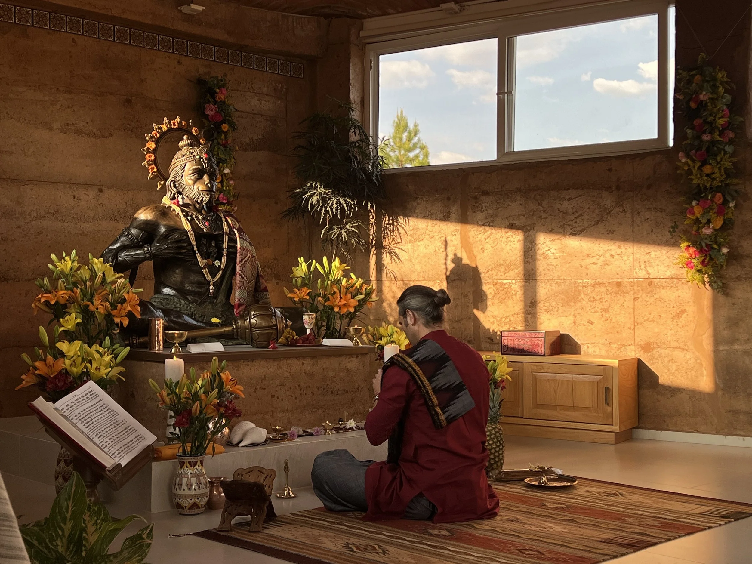 Sacred puja ritual