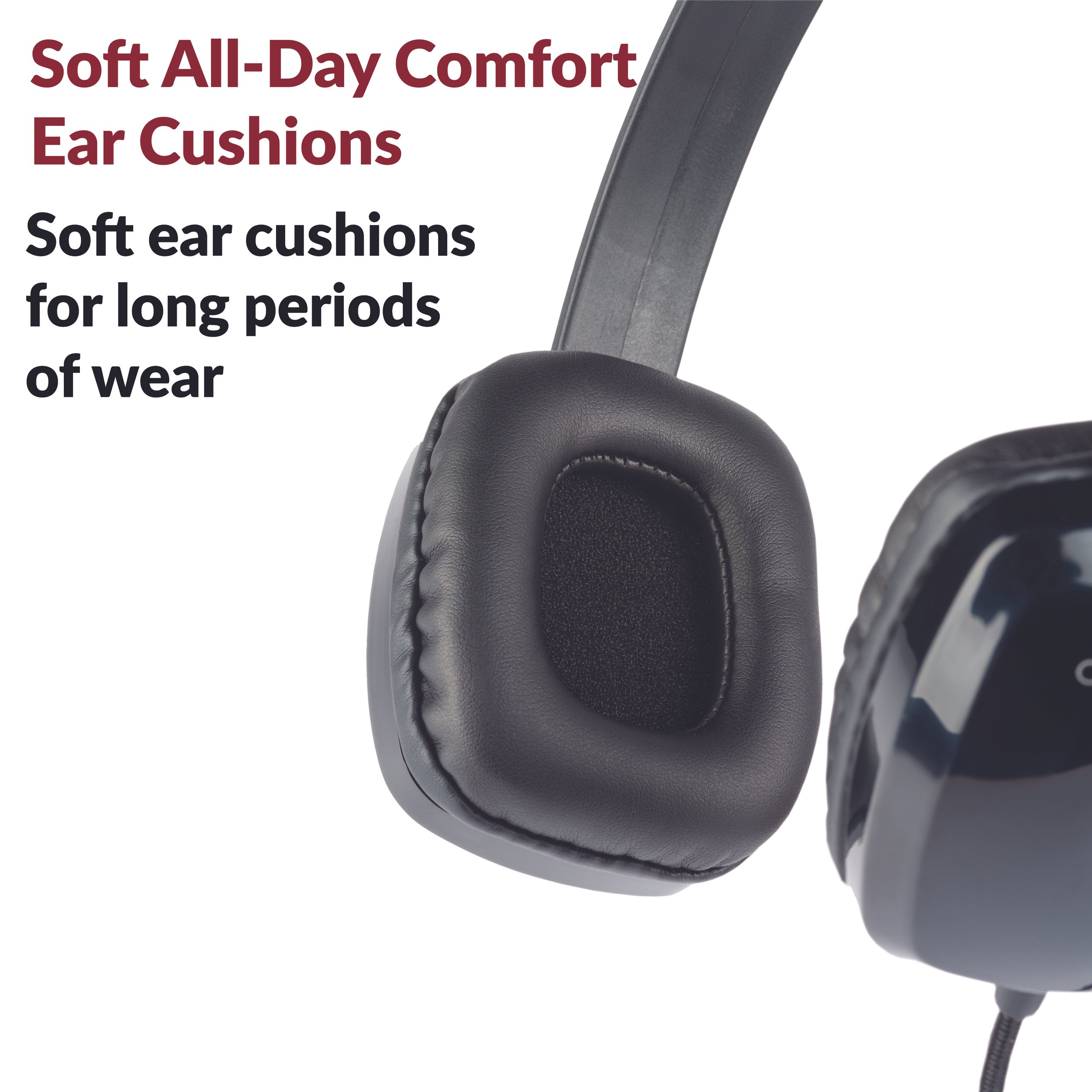 Soft war cushion headphones