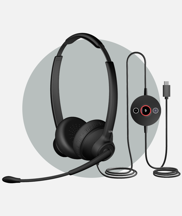 AC-304 and AC-304C USB headsets
