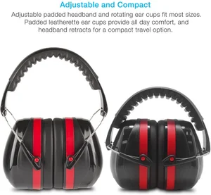 Safety earmuffs for loud noise protection made by Cyber Acoustics