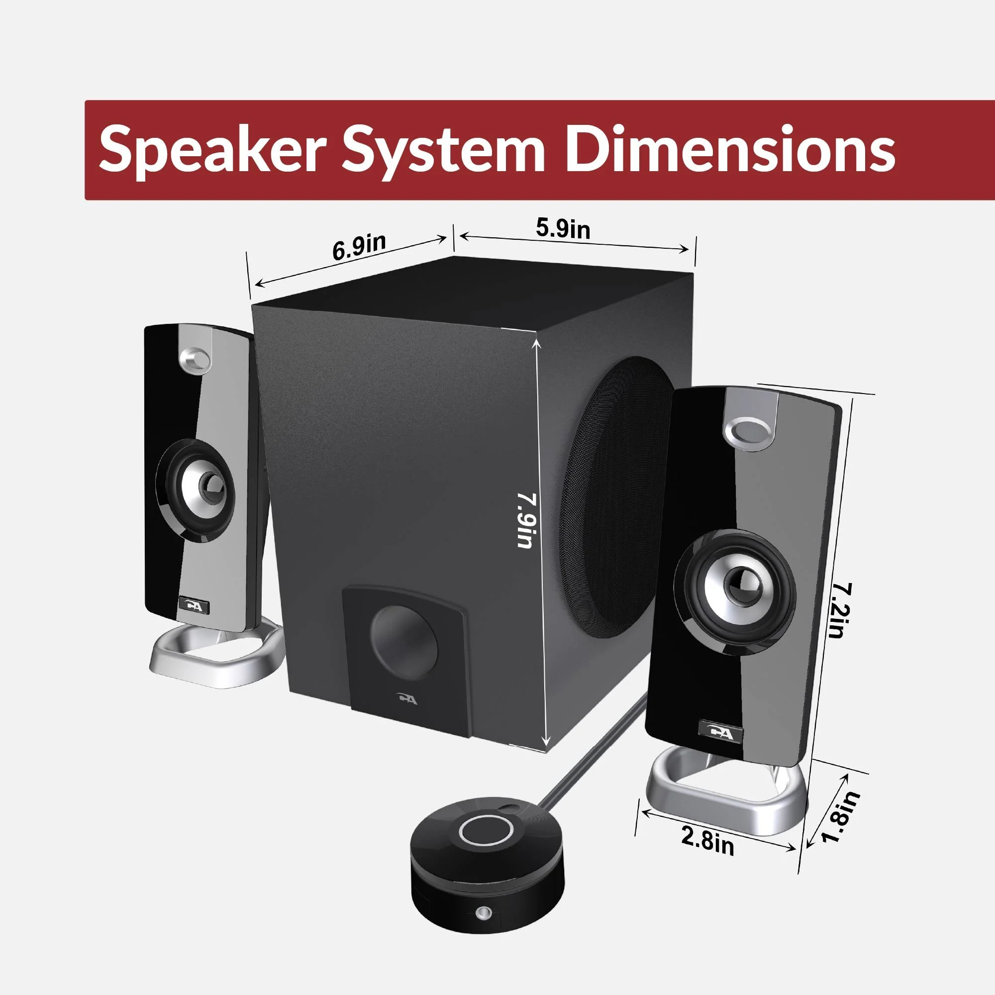 Speaker System Dimensions