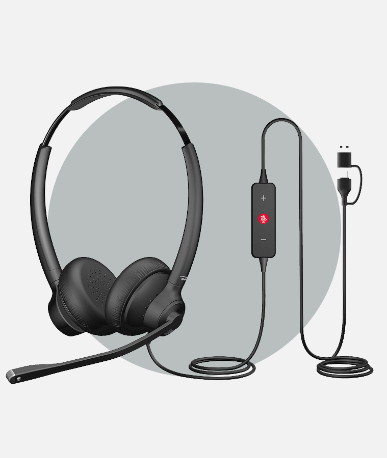 AC-404 Professional USB headset