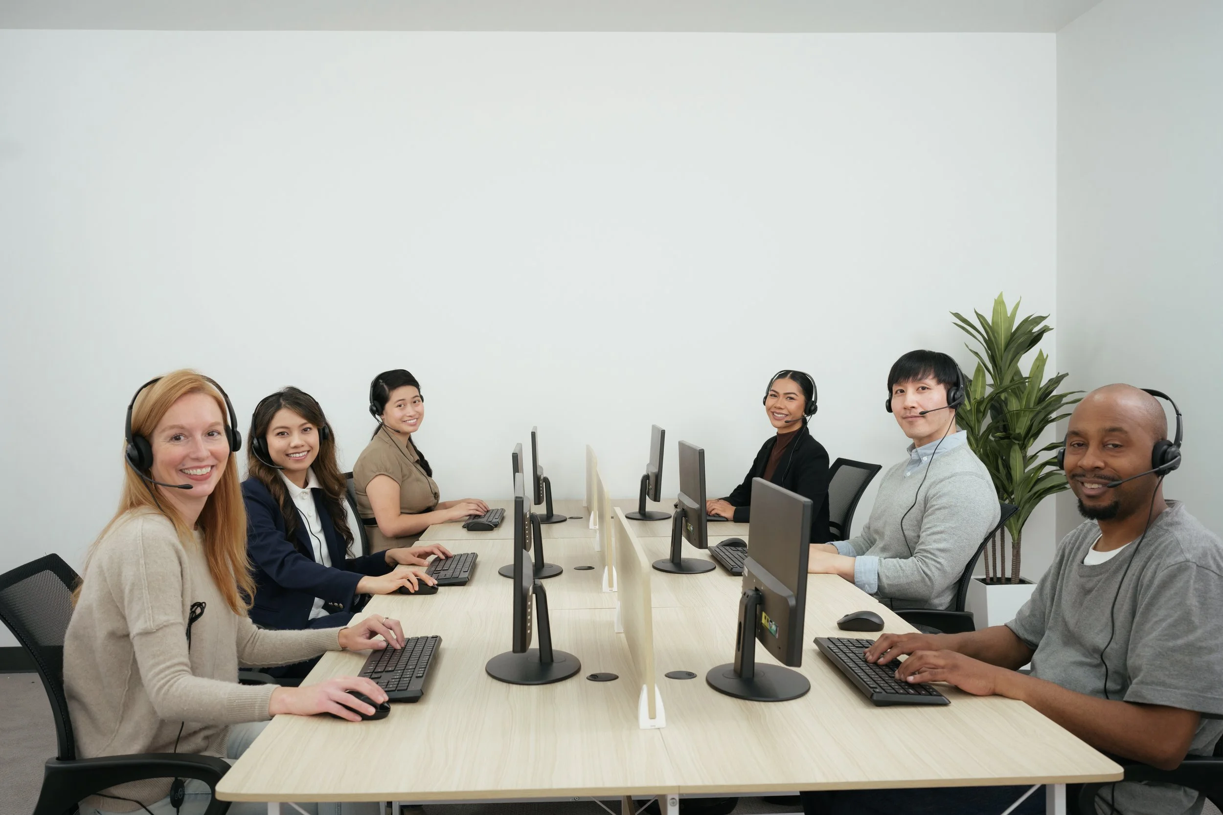 Customer service team collaboration