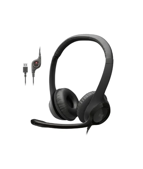 Logitech H390 USB-A headset for office and video conferencing