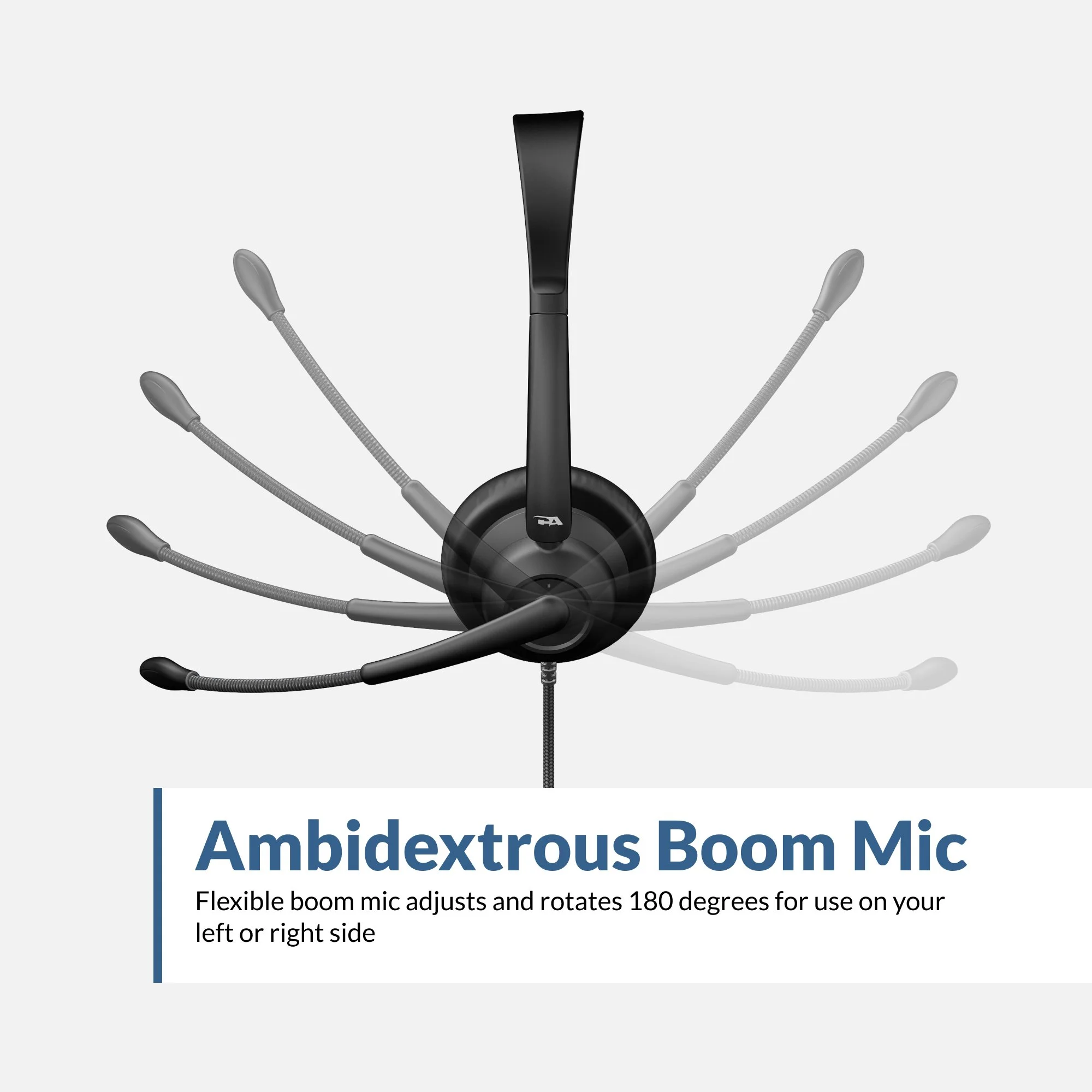 In-line USB audio controller with volume and mic mute with LED indicator