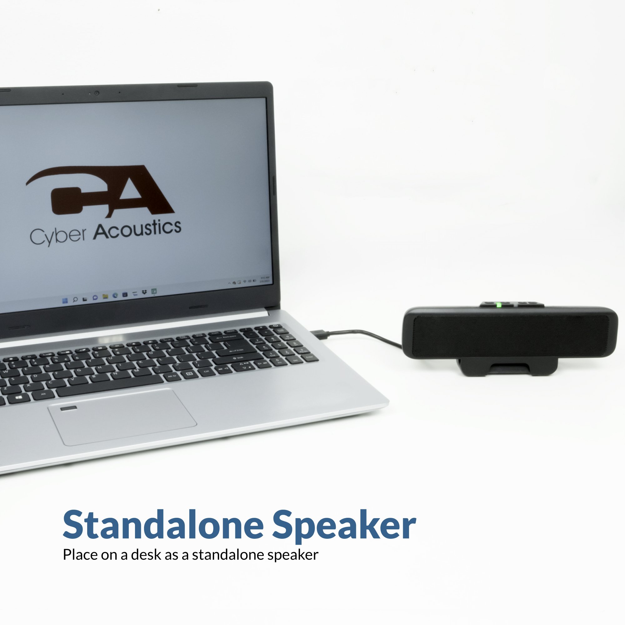 Standalone speaker to place on desktop