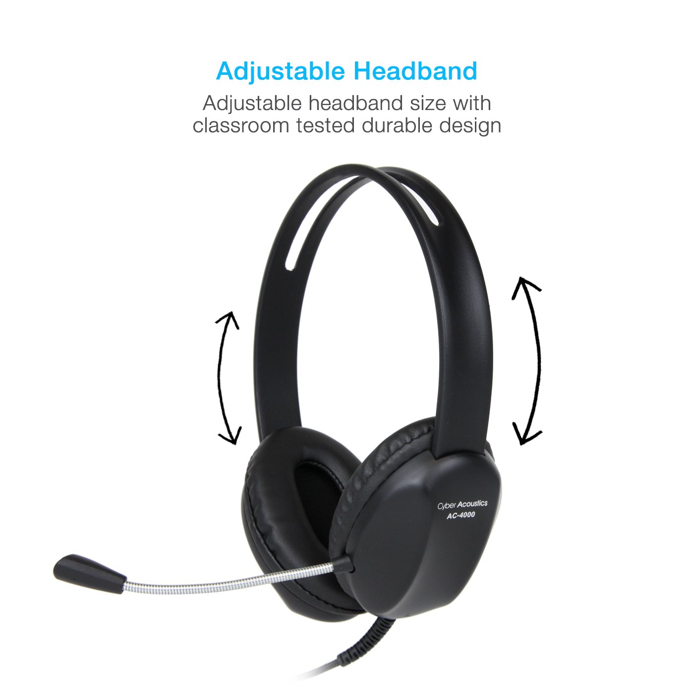 Adjustable headset headband good for all ages