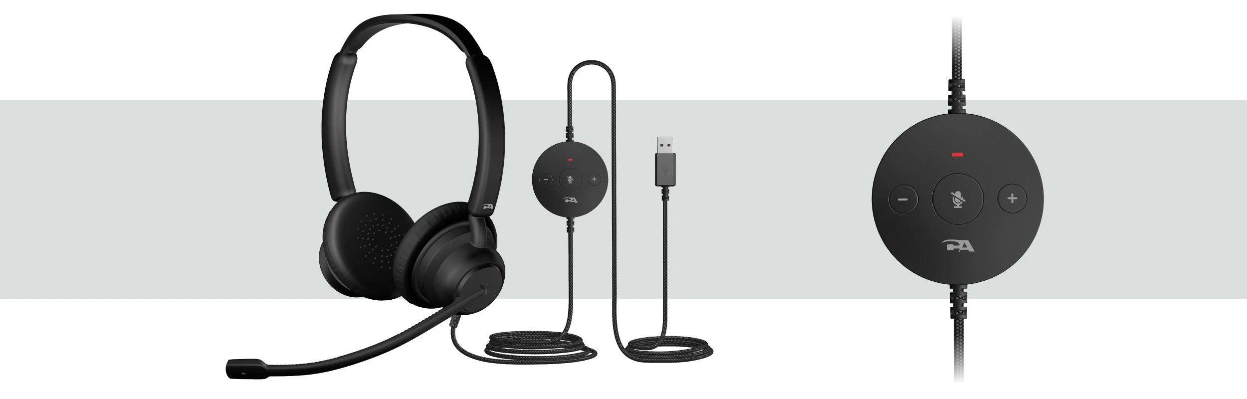 Cyber Acoustics AC-204 call center headset