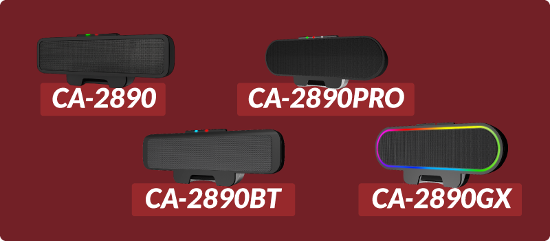 CA-2890 series speaker bars options from Cyber Acoustics