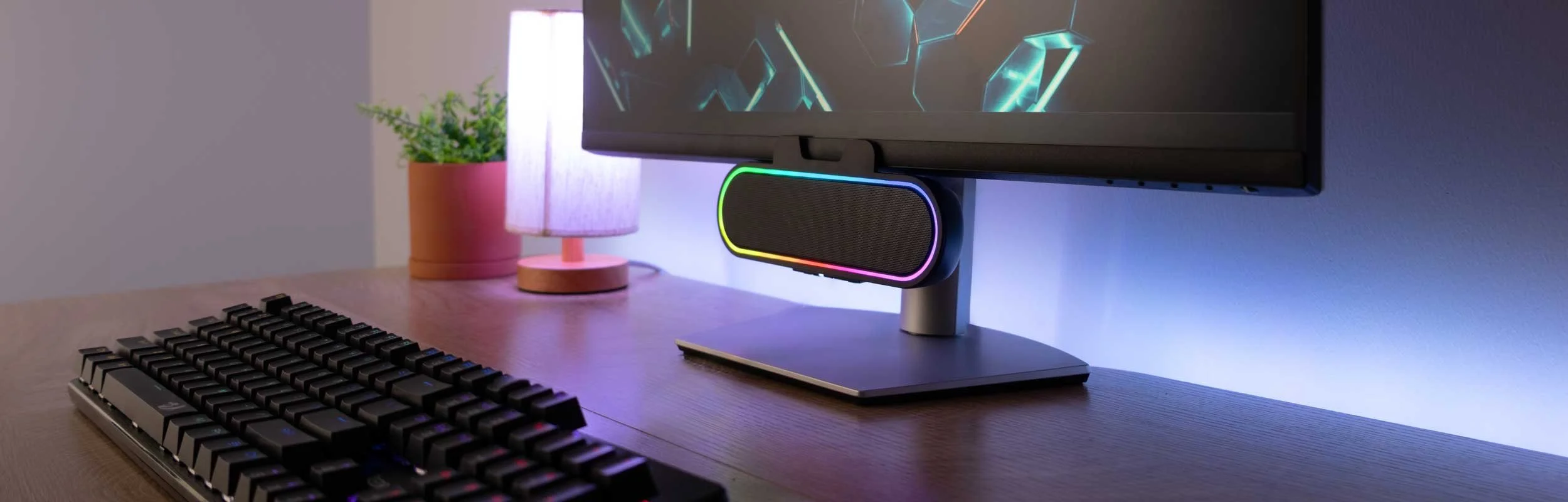 CA-2890GX LED speaker bar for gaming and creative desks