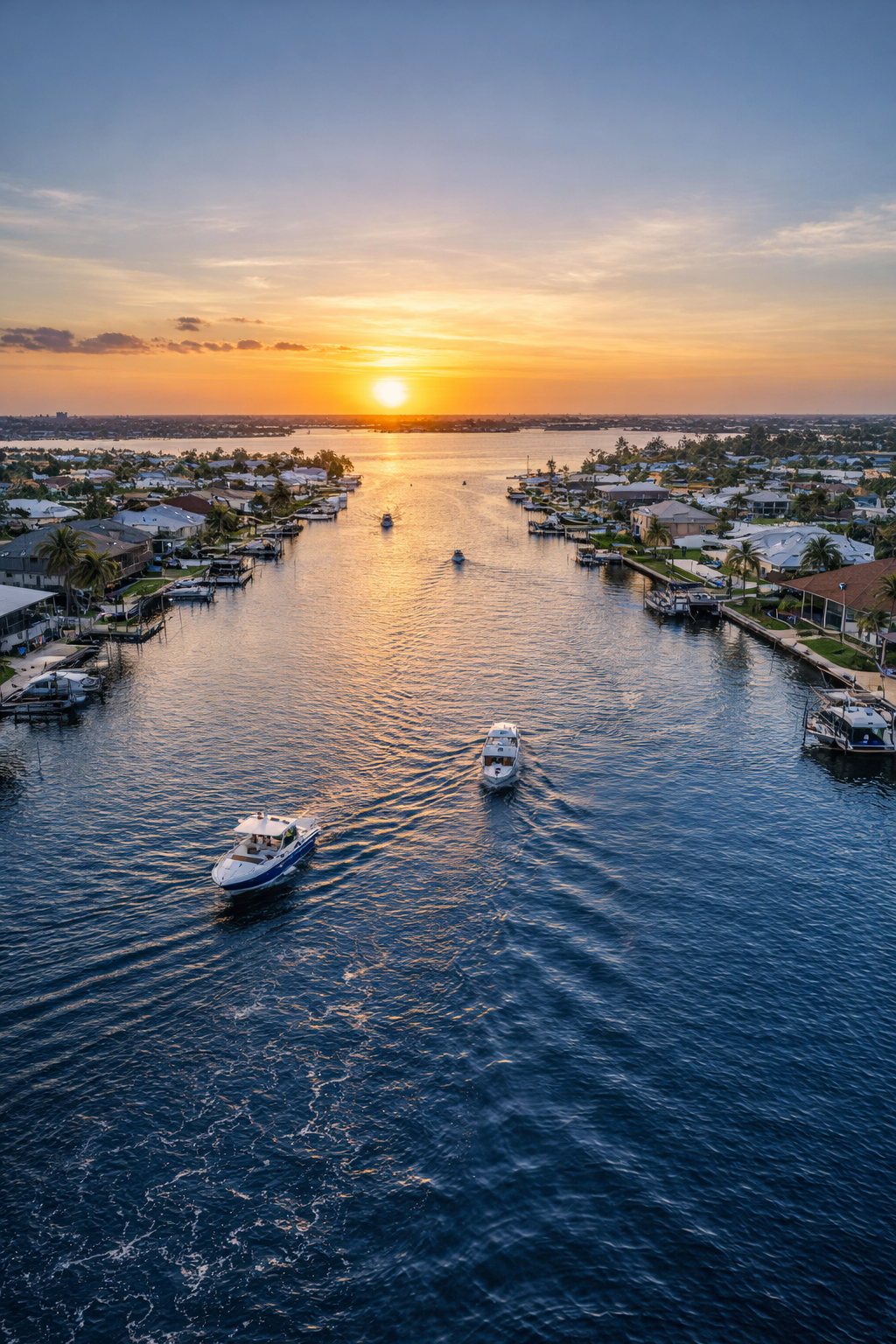 Cape Coral aerial view