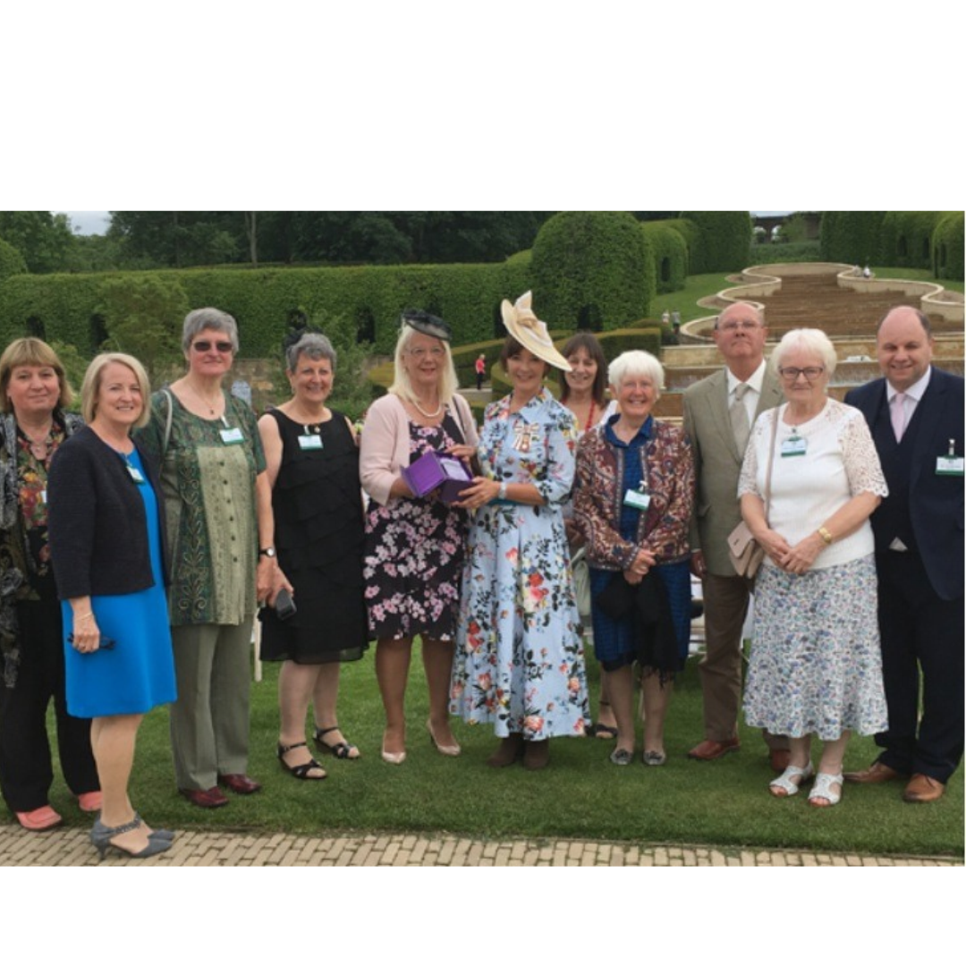 Queen's Award presentation with the Duchess of Northumberland, 2019