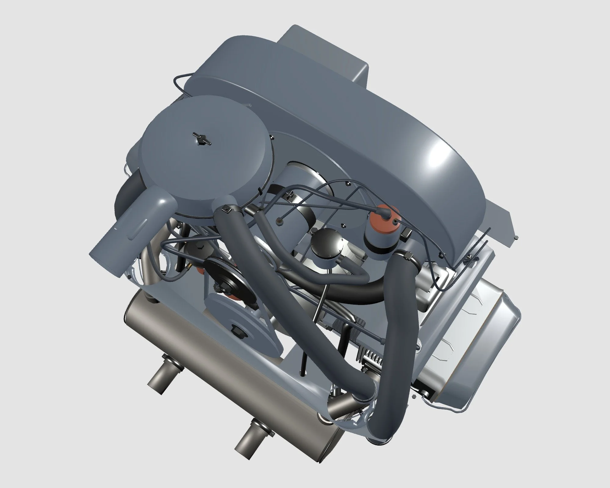 Volkswagen Type 1 1600 AE — Upper view