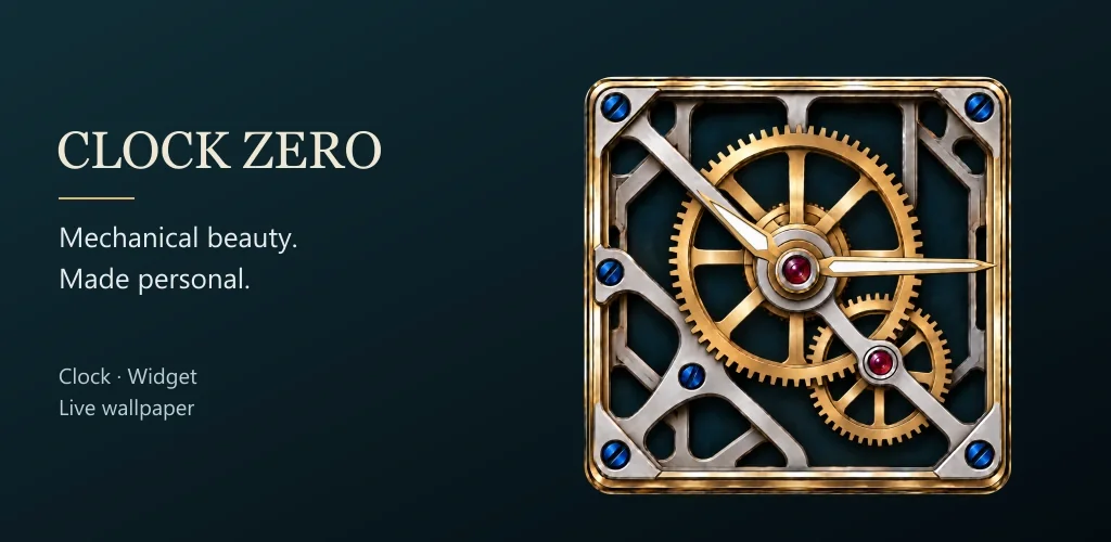 Clock Zero — mechanical beauty, made personal. Brass and steel clock artwork.
